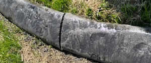 Concrete Curb Stamp Option Mountain Stone
