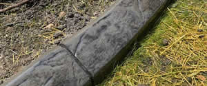 Concrete Curb Stamp Option Spanish Roll