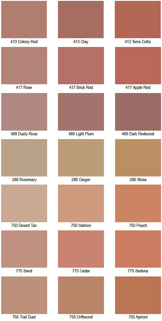 Concrete Curbing Color Options 1