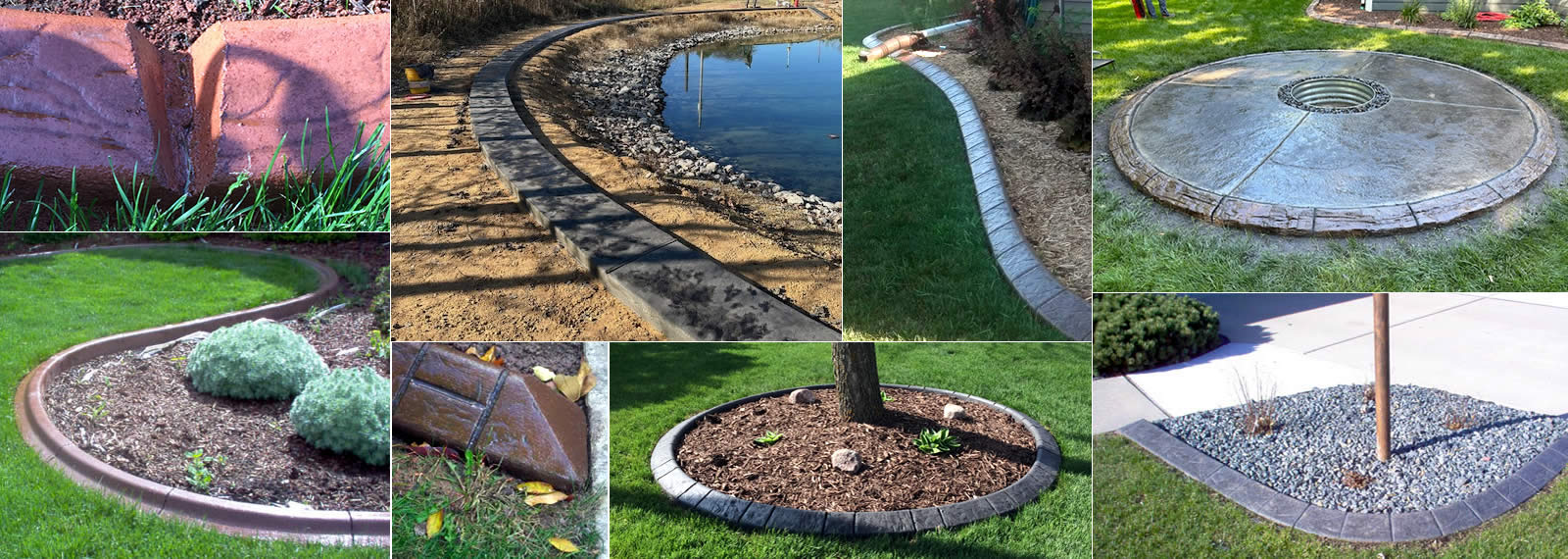 Decorative Landscape Concrete Edging Green Bay